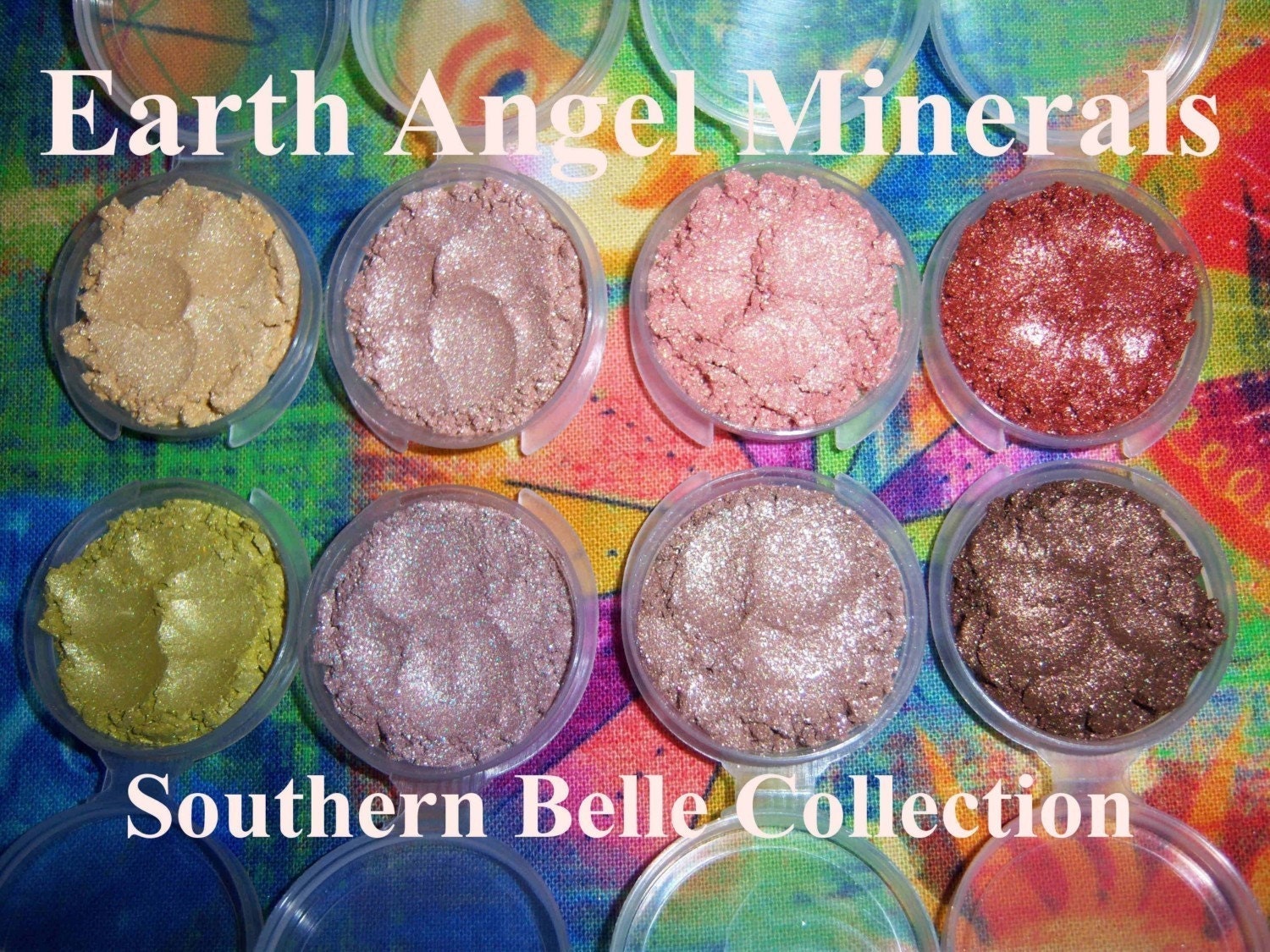 8pc SOUTHERN BELLE Collection - Deluxe Samples - Perfect way to try our colors - Vegan & Celiac Friendly - Eye - Face Colors - GLUTEN Free