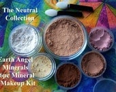 NEUTRAL FACE - Med Beige - Get Started 8pc Natural Mineral Makeup Kit - Organic - Bonus Items Included - Gluten Free - Vegan