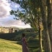 Jane Austen Art, Elizabeth Bennet Regency Portrait at Pemberley 5x7 Photo Collage Print