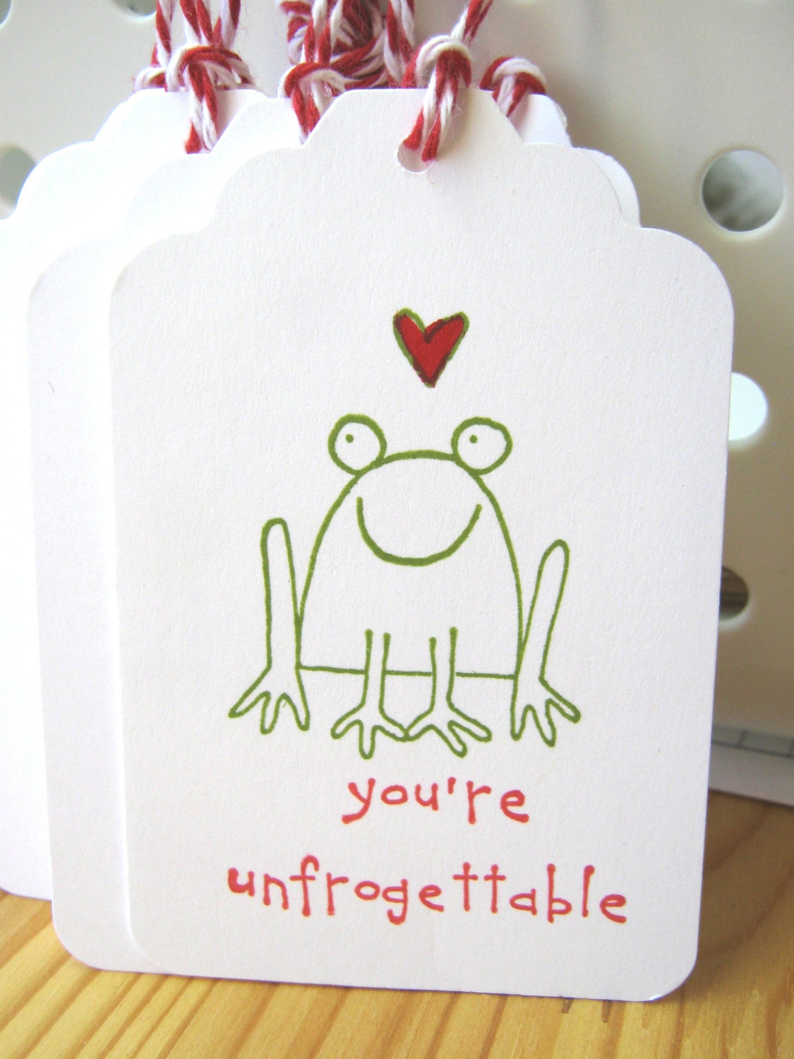 Frog Valentine Gift Tags