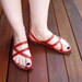 Leather Sandal - Athena - Goddess Range - Custom order