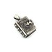 Book locket sterling silver pendant - Ornate, gothic Victorian stye - InVintageHeaven