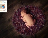Jamie Round Baby Blanket Newborn Photo Prop, Baby Boy Photography Prop, Baby Girl, Newborn Blanket, Props for Babies, Handmade Props