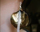 Medium Waterfall Lily Earrings in Copper - E500 or Bronze - E501