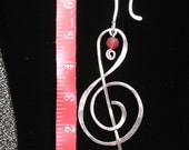 Musical Clef Ornament/Window Hanger (AOl006)