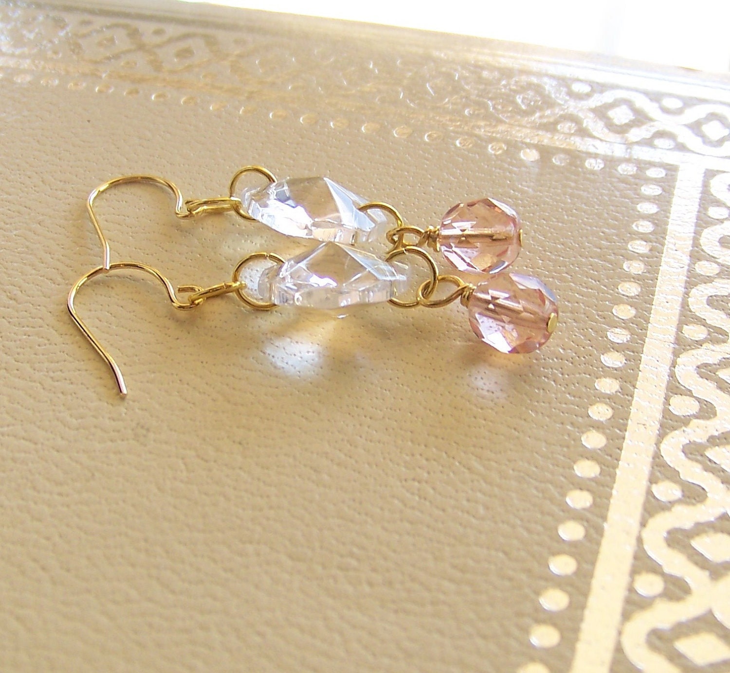 candy - earrings of vintage and recycled jewelry