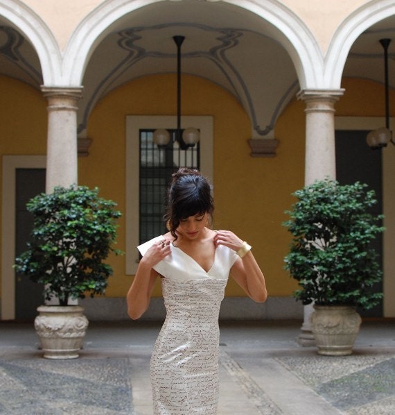 GRASSE MATINEE Stunning Silk Satin Made in Italy Dress