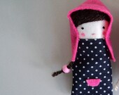 little red riding hood brooch pin