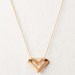 Brass Chevron Charm Necklace - LAST ONE