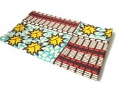 African wax print fat quarter 100% cotton (stars and stripes)