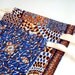 re-usable gift bag, pouch, drawstring bag, toy tidy made from African wax print 'fat quarter bag' x 3