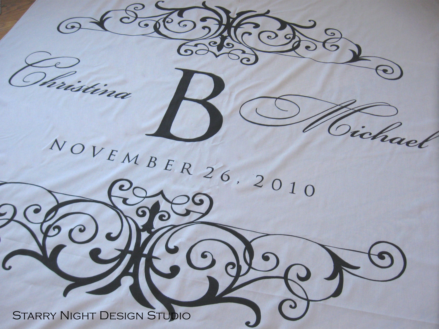 Aisle Runners, Custom Aisle Runners, with Monograms on Quality Fabric that Won't Rip or Tear