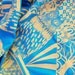 Teal Blue Owl Scarf