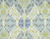 CLEARANCE - Moda's Boutique fabric by Chez Moi- Pop Art in Sky - One Yard