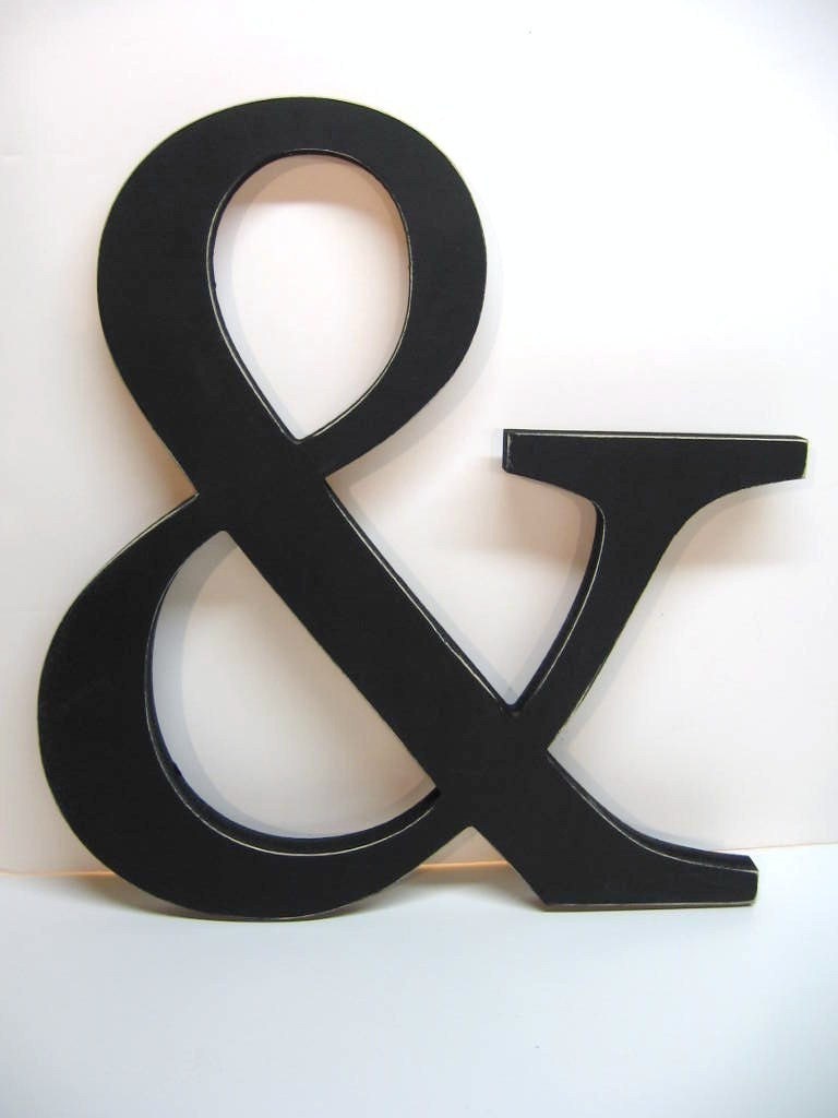Wood AMPERSAND Sign - 15 inches - Creamy Off-White - Wedding Decor - Mr. & Mrs. - Photo Prop - Typography - Save the Date