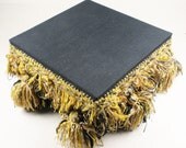 Fabric Covered Box - Black - Decorative - Fancy - Decor - Square