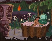 Swamp Thing Finds Love - 8x10 art print