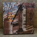 Positively Four - 12 x 12 vintage inspired canvas collage