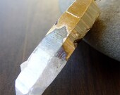 Vanilla Quartz Gold Dipped Necklace