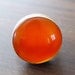 Round Carnelian Silver Ring