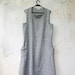Jumper Dress With Square Neckline and Large Pockets