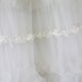 1950s wedding dress / 50s wedding dress / White Fairy Tale Tulle Wedding Dress with Floral Garlands
