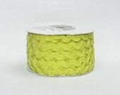Ric Rac 5mm, 25 yard spool Lime Apple Green