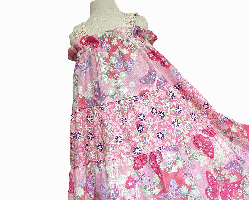 Custom Boutique Girl Party Dress Pink Purple Flower Girl Dress Handmade Custom Children Clothing Summer Girls Clothes sizes 5 6 7 8 10 12 14