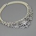 Bridal Necklace, Statement Necklace, Pearl Necklace, Vintage Style Wedding Jewelry, Ivory White Pearl Necklace - Style 737