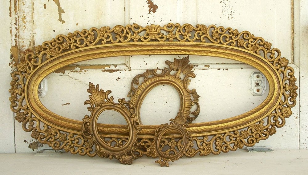 Vintage Picture Frames Rococo Hollywood Regency Style