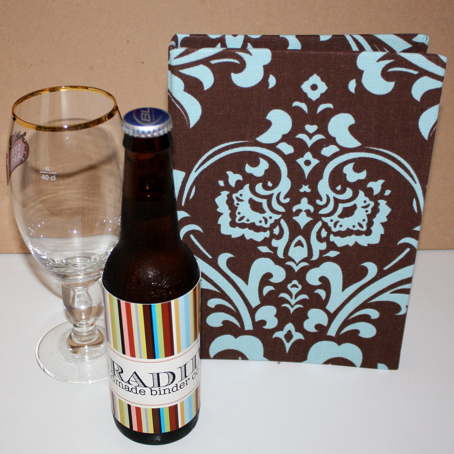 Faux Suede Beer Tasting Journal ... available in Black, Brown, Navy or Tangerine