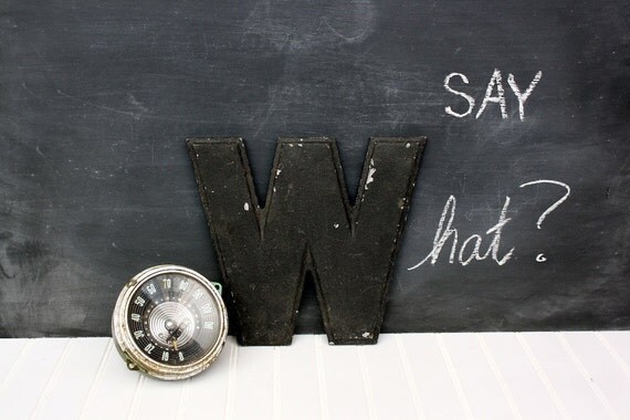 Industrial Letter W