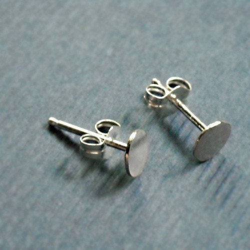 Polka Dot Sterling Earrings- Free Shipping
