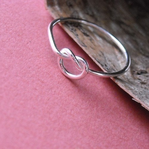 Love Me Knot Sterling Ring- Free Shipping