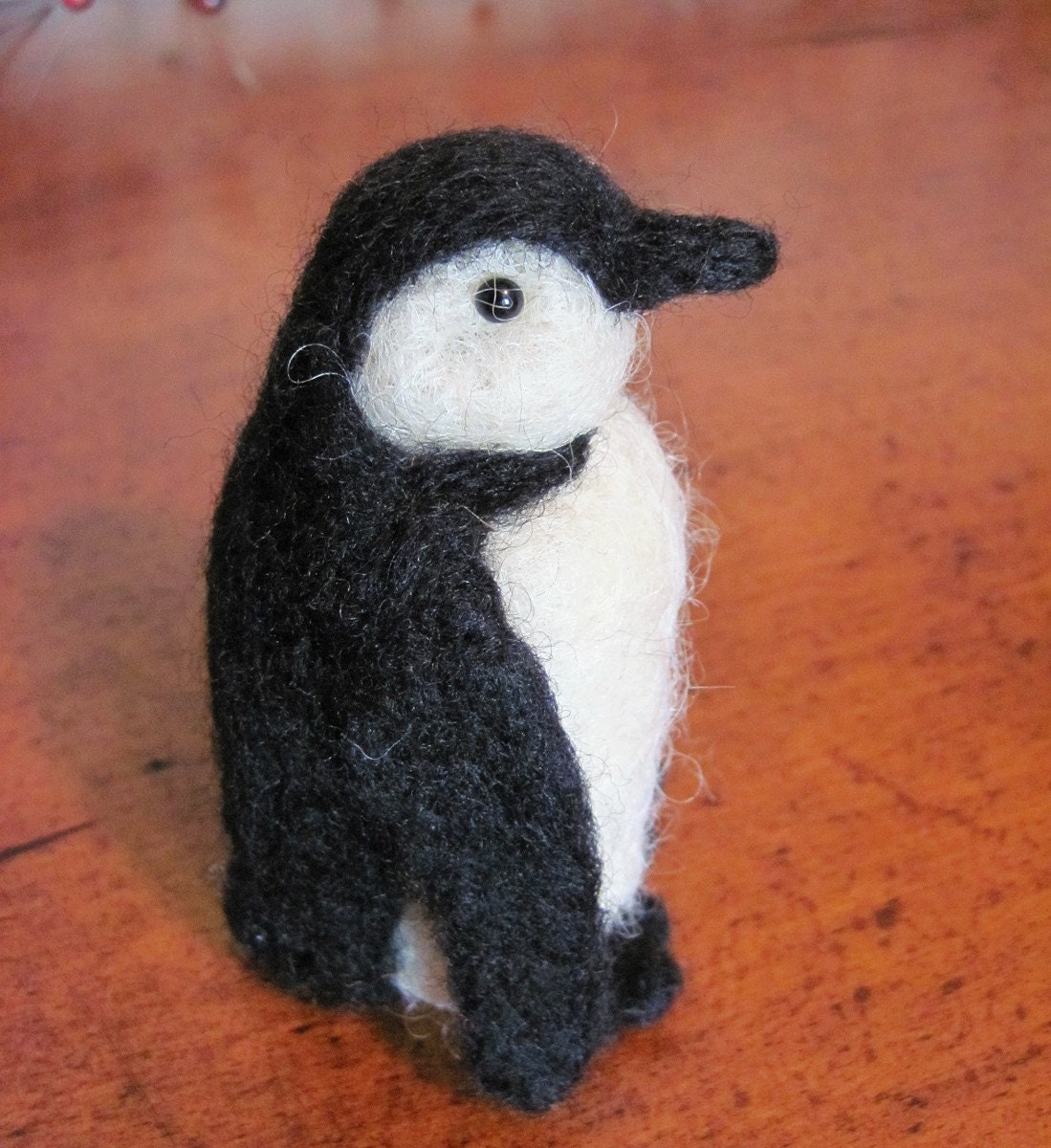 Needle Felted Animal - Penguin