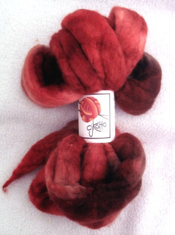 Hand dyed BFL Top - 4 oz - Peeps