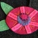 Pinwheel Posie - Handmade Felt Flower Pin