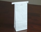 White Tin-Tie Bags - Set of 100