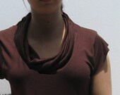 20% off Adorable Chocolate Cowl Tee