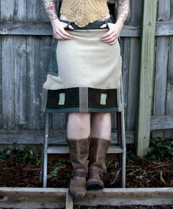 Skirt Made From Repurposed and Upcycled Clothing
