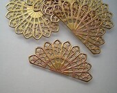 6 medium fan filigrees
