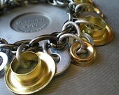 Circular logic - industrial hardware bracelet