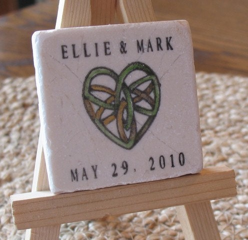 Save The Date Magnets, Celtic Intertwining Heart, Set of 50