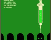 Re-Animator vintage style 5X7 print