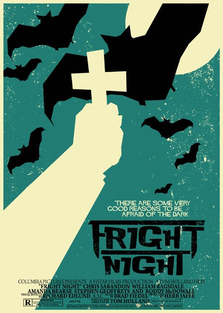 FRIGHT NIGHT vintage style 5x7 print