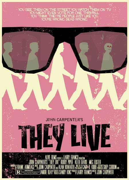 THEY LIVE vintage style 5X7 print