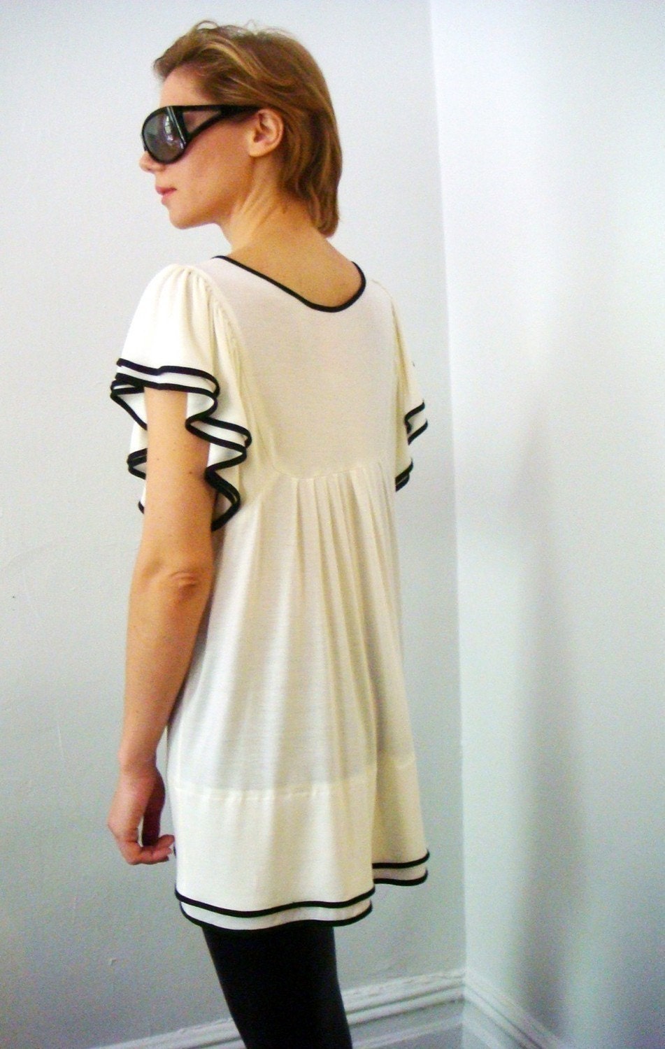 Sailor top Ivory, 2013 trends, Regular and Plus Size In Stock, Immediate Delivery