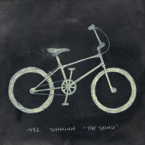 1982 Schwinn The Sting BMX PRINT