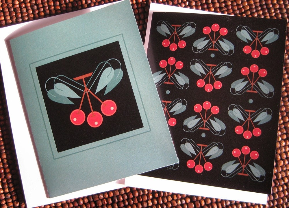 Cherry Note Cards