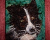 013 "Meg: The Border Collie" Thyme Tile Needle Felting Pattern Kit